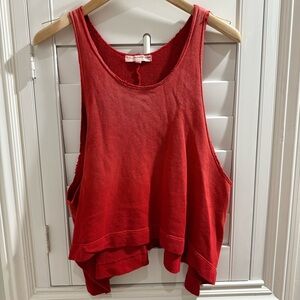Truly Madly Deeply Red Sleeveless Tank Top - Size Medium